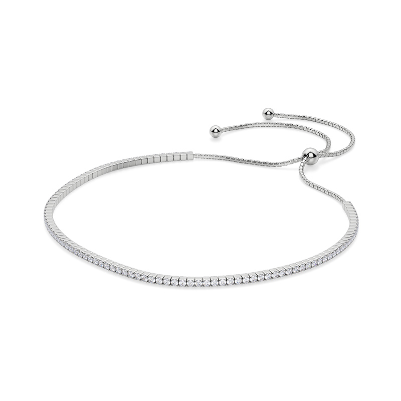 Silver Simply Bound Bracelet 1.62cts