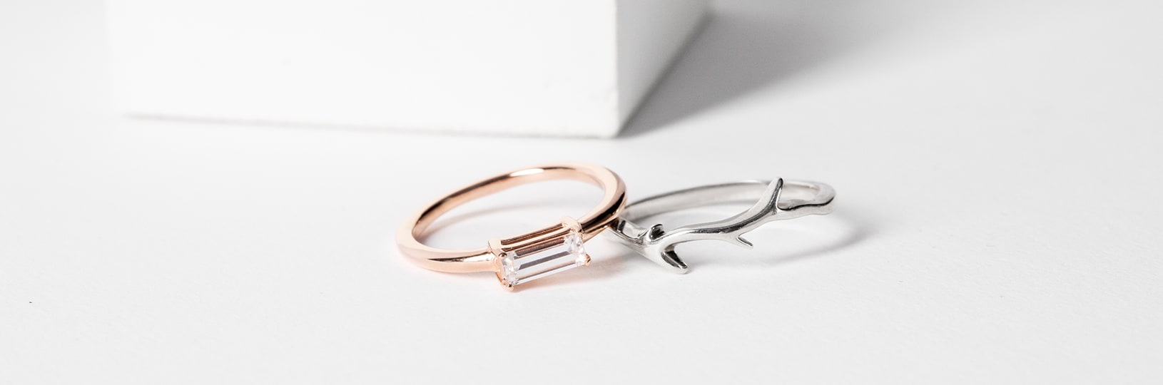 Two dainty rings
