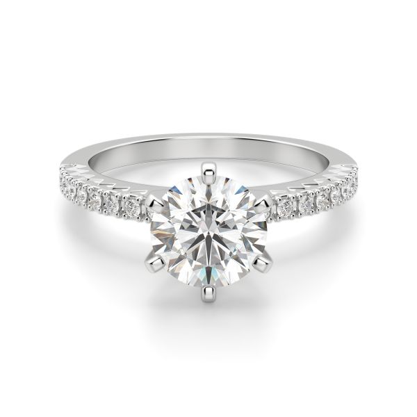 Angelix Round Cut Engagement Ring