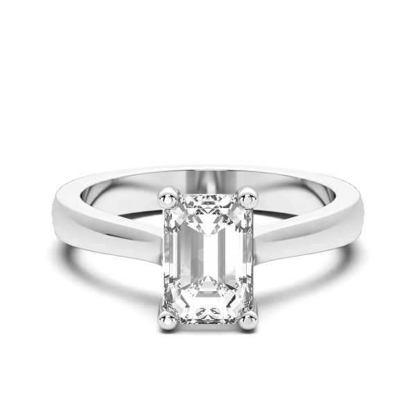 Montreal Emerald Cut Engagement Ring