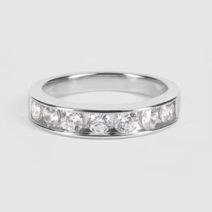 Diamond Diva Wedding Band, Ring Size 9.5-10, 14K White Gold, Default,