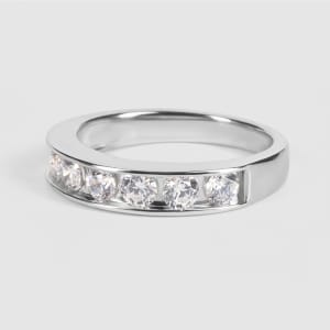 Diamond Diva Wedding Band, Ring Size 9.5-10, 14K White Gold, Hover,