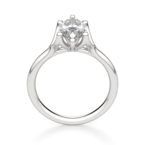 Rio Marquise Cut Engagement Ring, Hover, 14K White Gold, Platinum