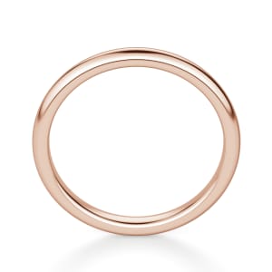 Classic Comfort Wedding Band, 2MM, Hover, 14K Rose Gold, 