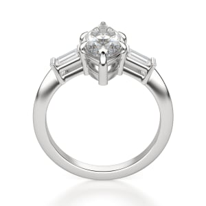 Endless Days Marquise Cut Engagement Ring, Hover, 14K White Gold, 