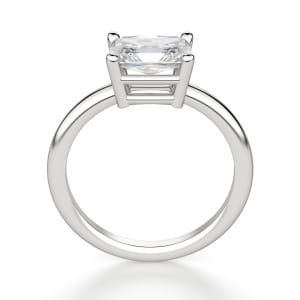 East-West Classic Basket Radiant cut Engagement Ring, Hover, 14K White Gold, 