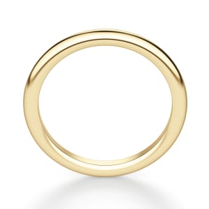 East-West Classic Wedding Band, Hover, 14K Yellow Gold, 