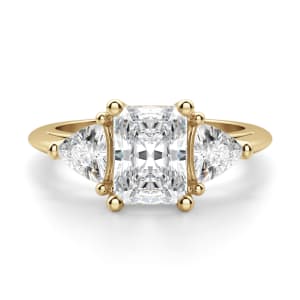 Timeless Radiant cut Engagement Ring, Default, 14K Yellow Gold, 