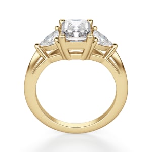 Timeless Radiant cut Engagement Ring, Hover, 14K Yellow Gold, 