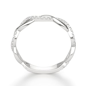 Winding Roads Wedding Band, Hover, 14K White Gold, 