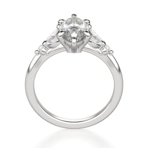 Haven Marquise Cut Engagement Ring, Hover, 14K White Gold,