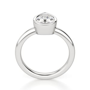 Marseille Pear Cut Engagement Ring, Hover, 14K White Gold, 
