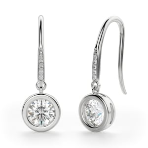 Mia Drop Earrings, Sterling Silver, Hover, 