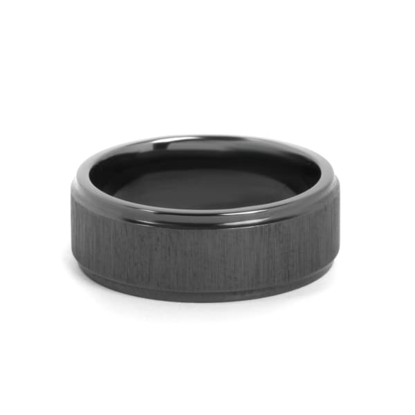 Levi Wedding Band Ring Size 5.25 Black Zirconium, Default, Hover,