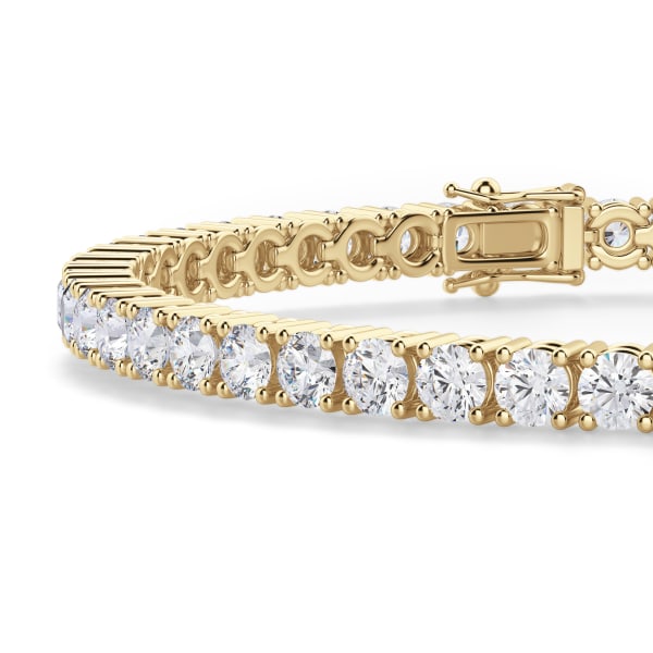 Tennis Bracelet 5.00 Tcw 14K Yellow Gold Lab Grown Diamond, Hover, 