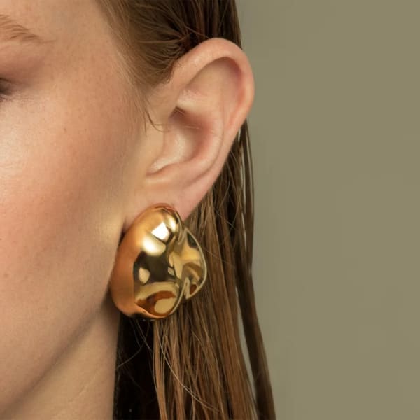 The Modena Dome Earrings, Hover, 