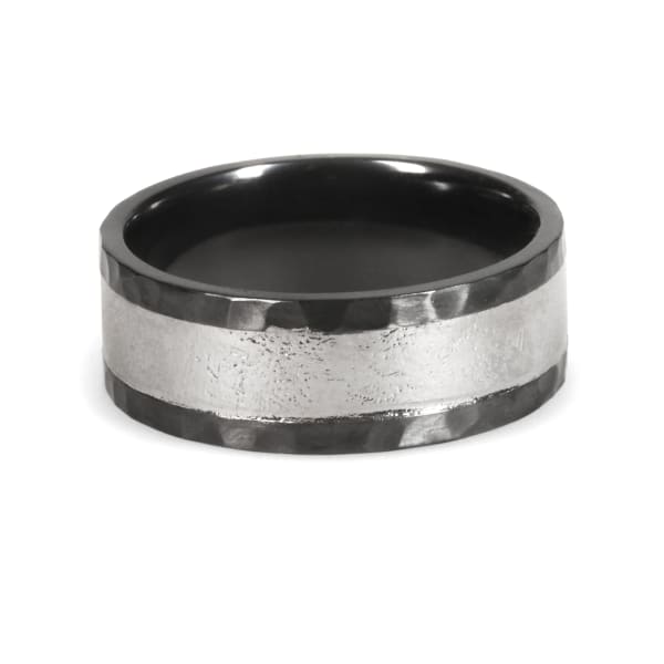 Gibeon Wedding Band Ring Size 12.5 Black Zirconium, Default, Hover,