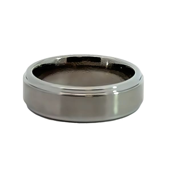 Grey Brushed Wedding Band Ring Size 10.5 Tungsten, Default, Hover,