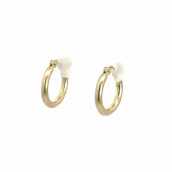 Hoop Earrings 14K Yellow Gold, Hover,