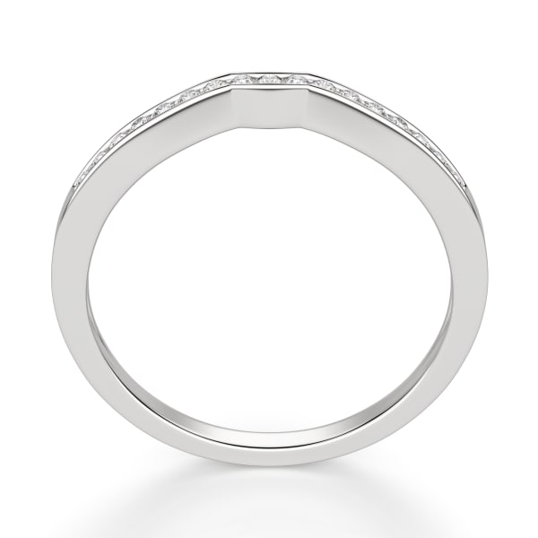 Lizzie Wedding Band, 14K White Gold, Hover, 