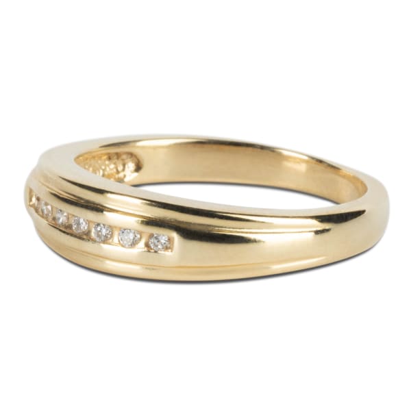 Our Union Wedding Band, Ring Size 9-10, 14K Yellow Gold, Lab Grown Diamond, Hover,