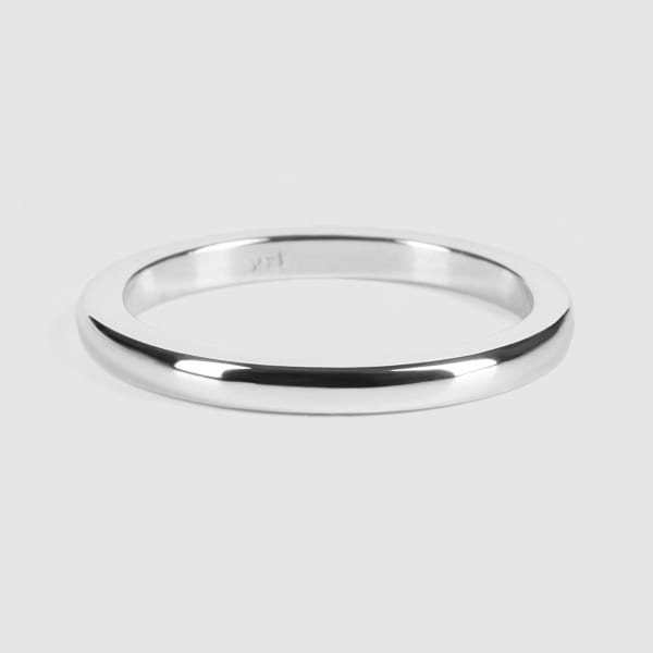 San Francisco Wedding Band Ring Size 4-5.5 14K White Gold, Default, Hover,