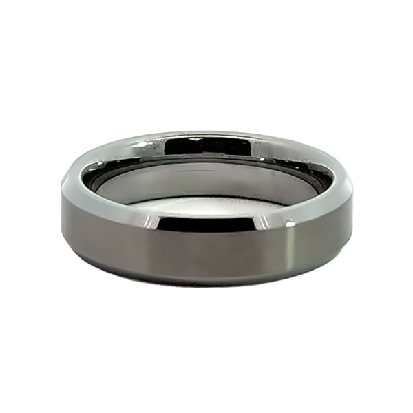 White Comfort Satin Wedding Band Ring Size 12 Tungsten, Default, Hover,