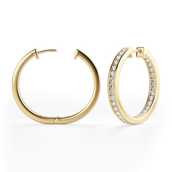 Eve Earrings, 14K Yellow Gold, Hover, 