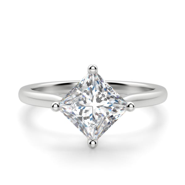 Kite set Princess Diamond halo Ring, Alexandrite Diamond Princess cut Ring,  Geometric Square Engagement Ring, Kite Halo Color Change Ring