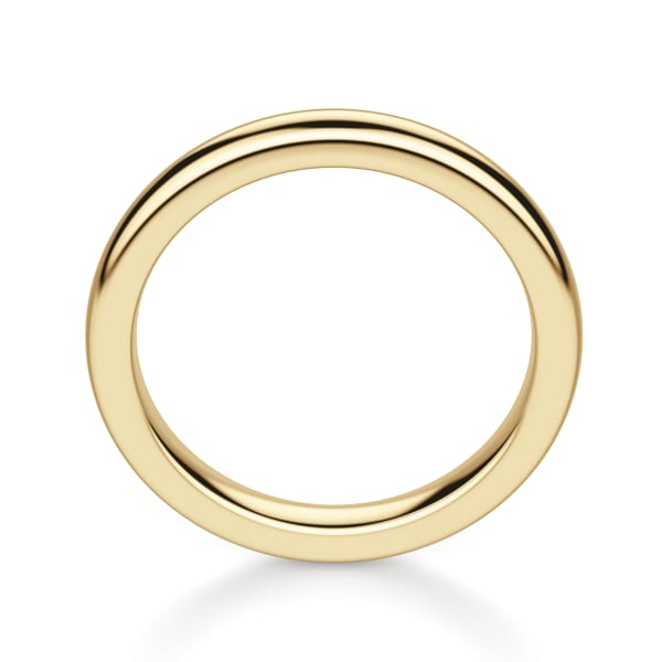 San Francisco Wedding Band Ring Size 9 14K Yellow Gold Nexus Diamond Alternative, Hover, 