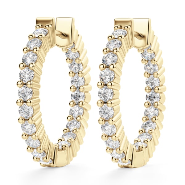 Suzette Earrings 14K Yellow Gold Nexus Diamond Alternative, Default, 14K Yellow Gold, 