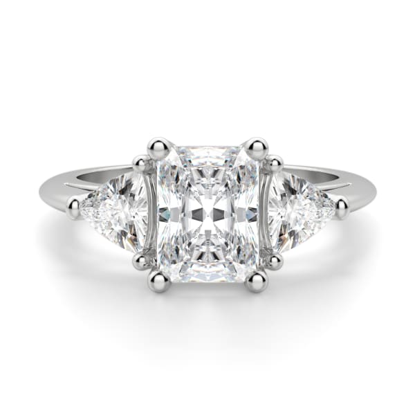 Timeless Radiant cut Engagement Ring, Default, 14K White Gold, 