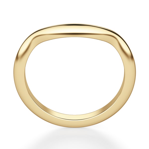 Timeless Wedding Band, Hover, 14K Yellow Gold, 