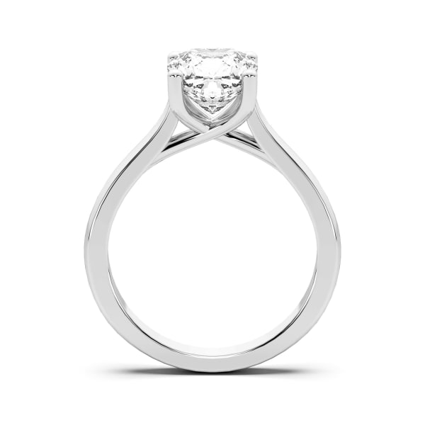 Montreal Cushion Cut Engagement Ring, Hover, 14K White Gold,