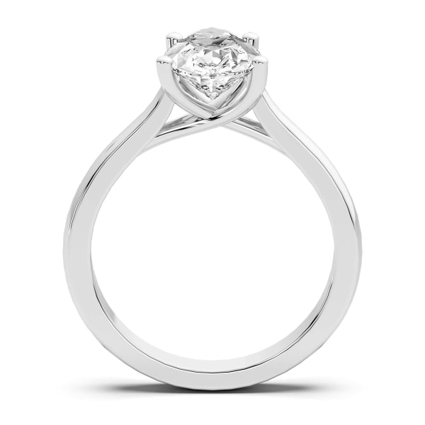 Montreal Pear Cut Engagement Ring, Hover, 14K White Gold,