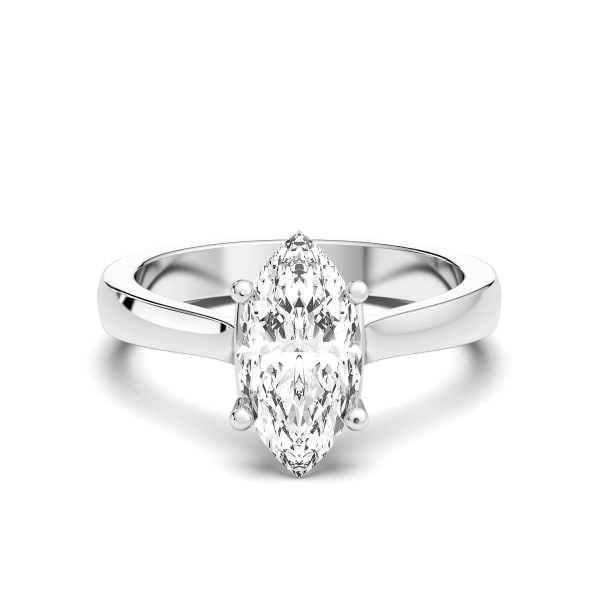 Montreal Marquise Cut Engagement Ring, Default, 14K White Gold,