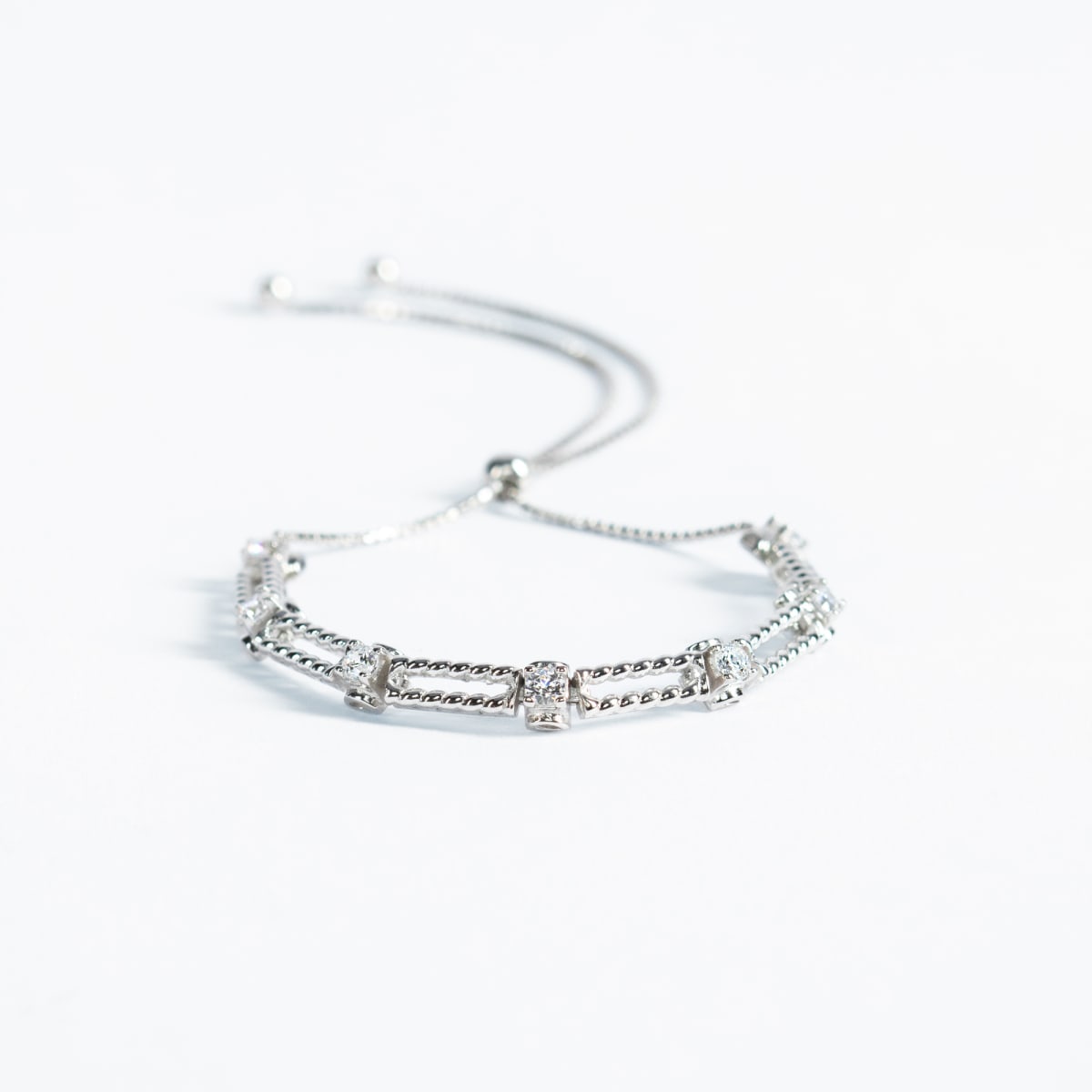 Eternally Bound Bracelet, Sterling Silver, Nexus Diamond Alternative