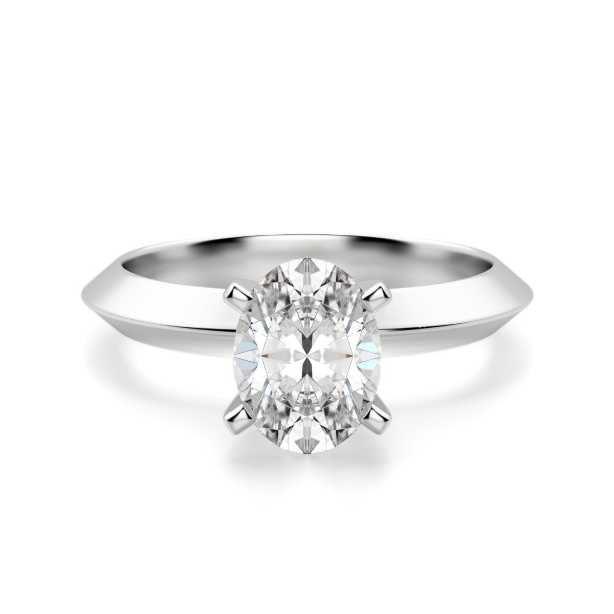 Shop 1.5 Ct Oval Cut Moissanite Ring | Padme Jewel