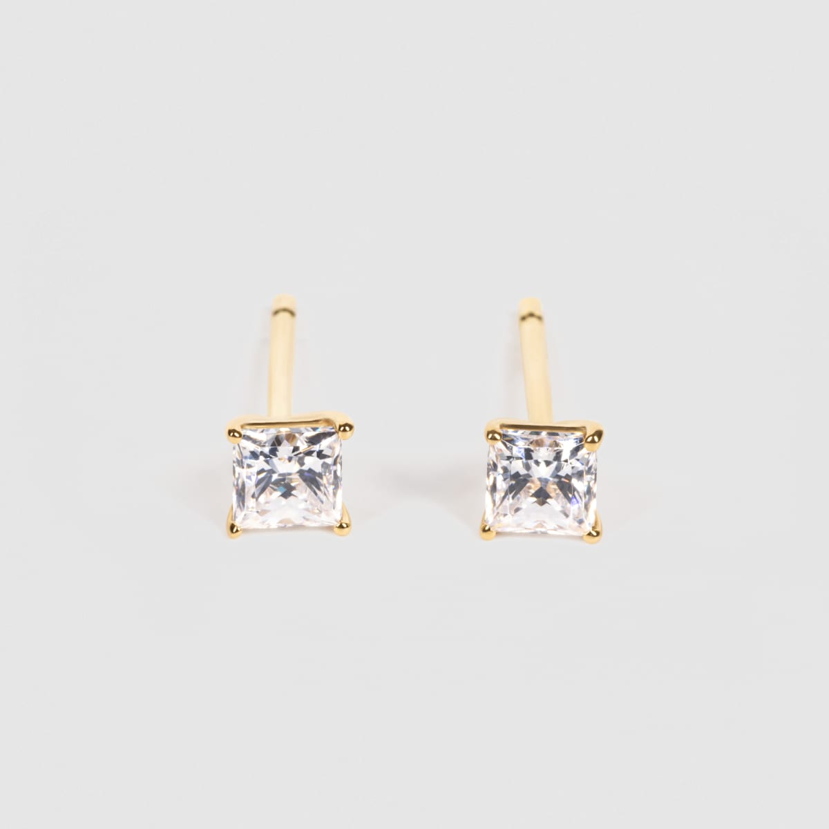 Martini Set, Tension Back Earrings With 1.50 Tcw Princess Centers DEW ...