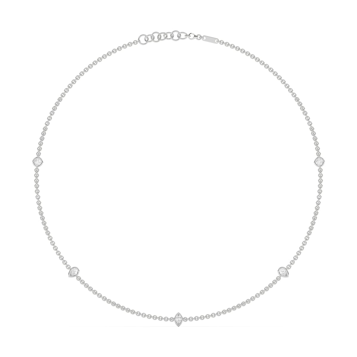 Default, 14K White Gold, carat-weight-configurable--3-4-cttw