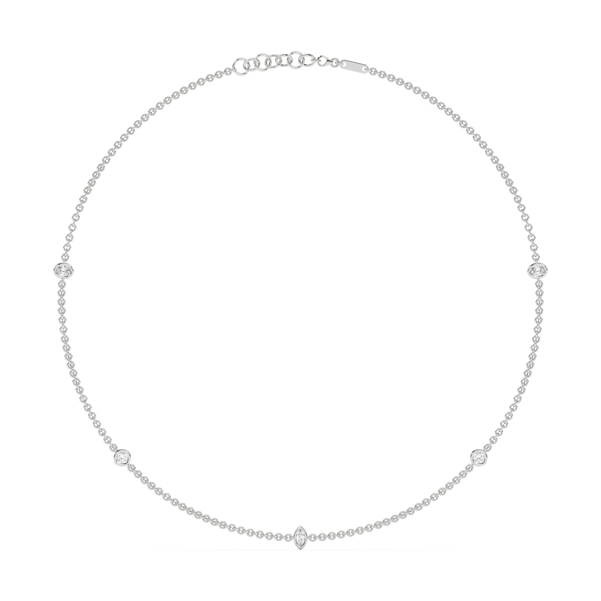 Default, 14K White Gold, carat-weight-configurable--3-4-cttw