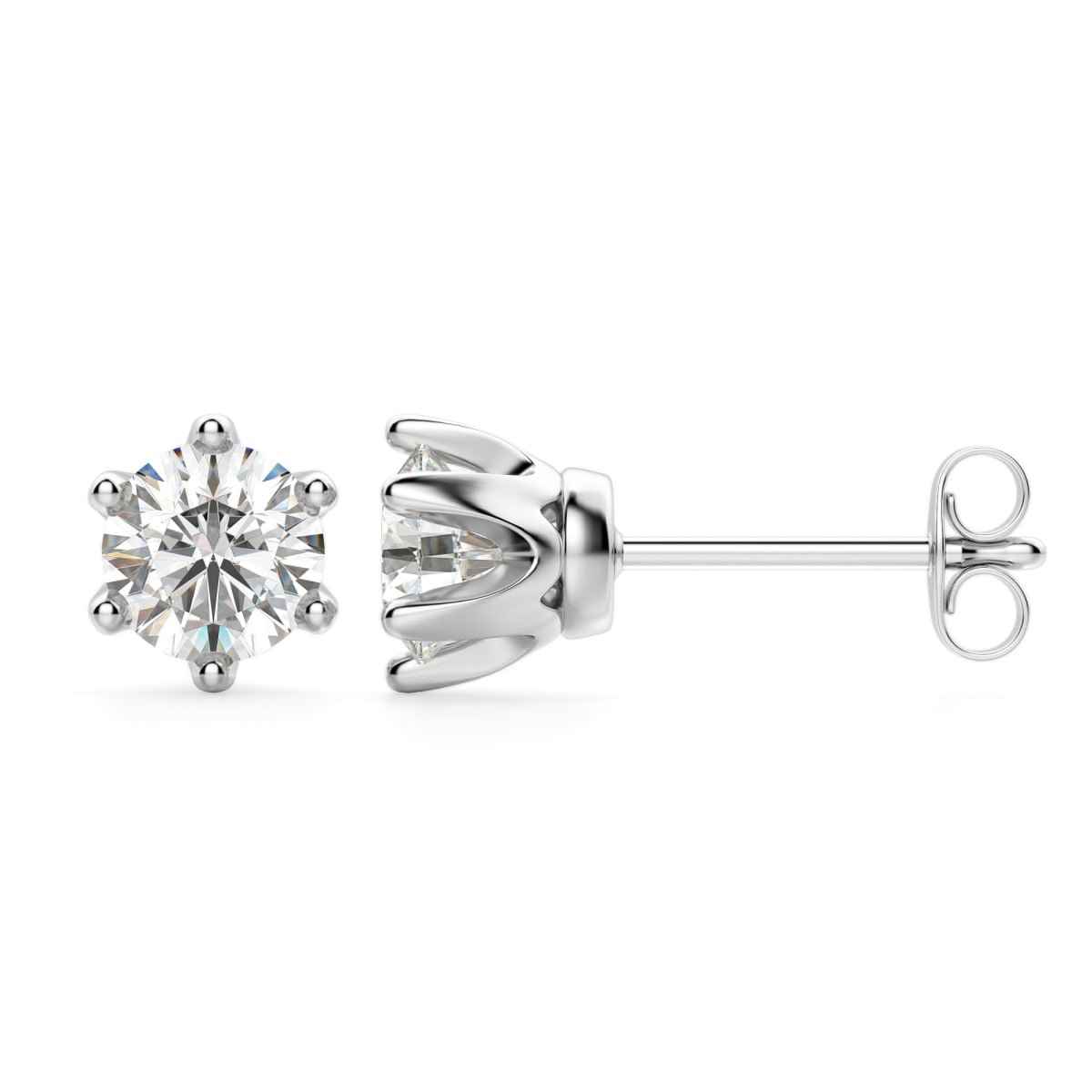 McTeigue & Co. Mid-Century Diamond Swirl Earrings in #515733 – Beladora
