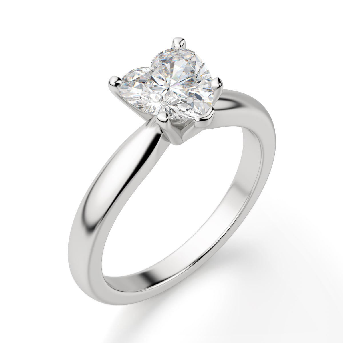 Precious Sole Heart Diamond Ring | Radiant Bay
