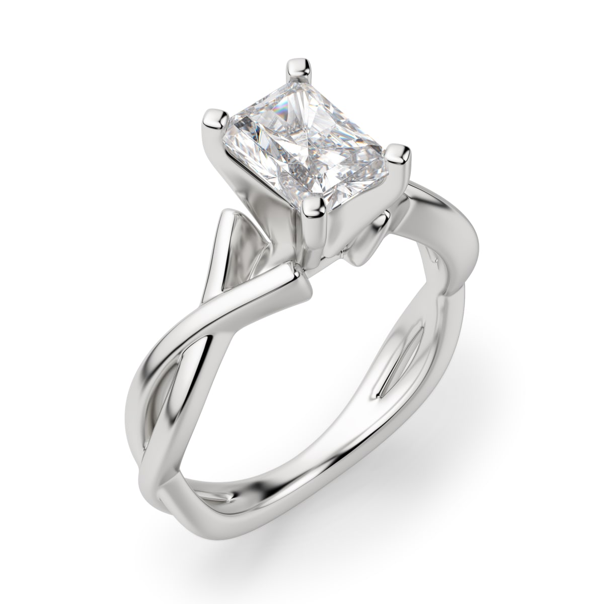 Classic Platinum Diamond Engagement Ring - Turgeon Raine