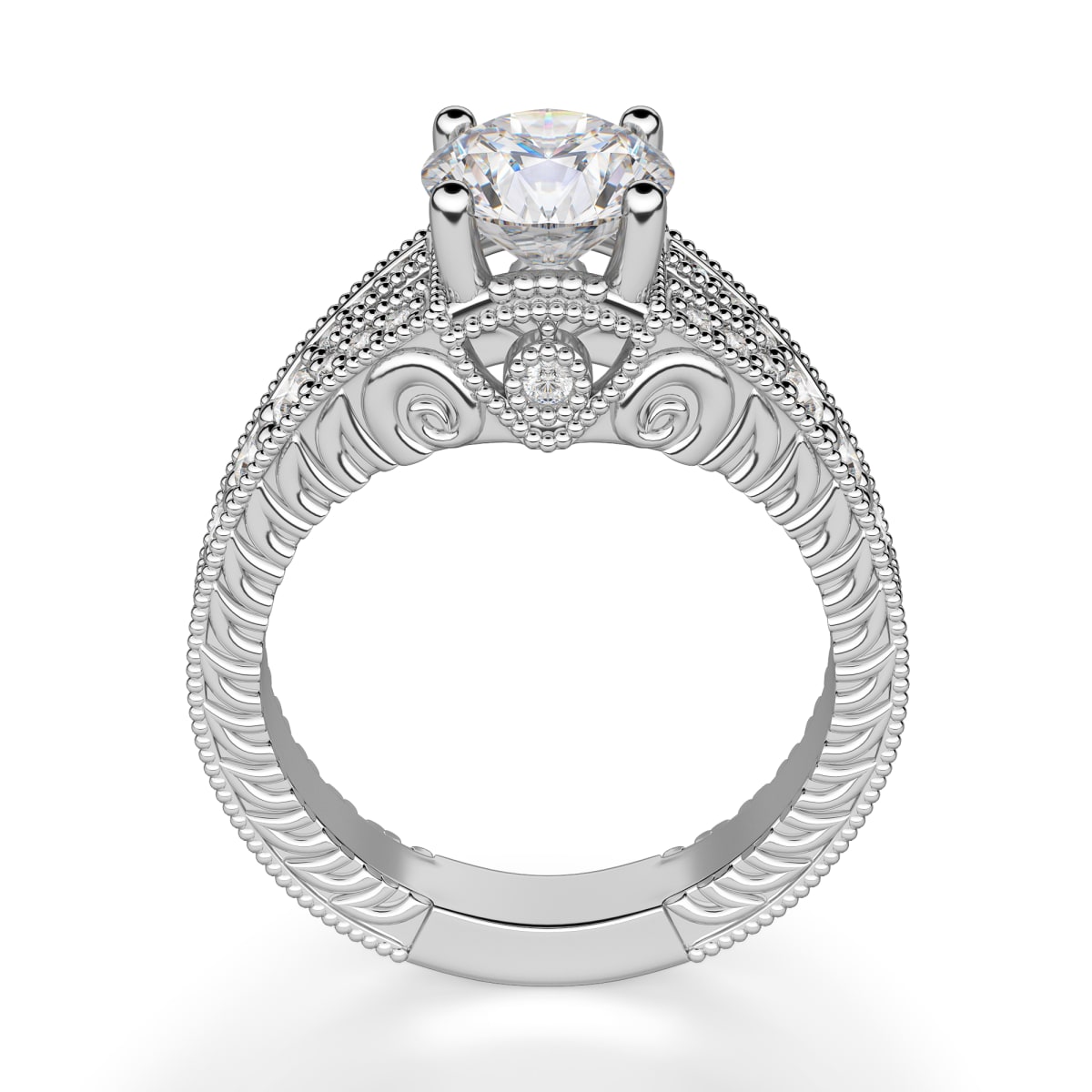 Valencia Round Cut Engagement Ring