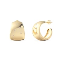Hover, Sterling Silver &#38; 14K Yellow Gold Plated,