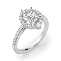 Barcelona Round cut Engagement Ring