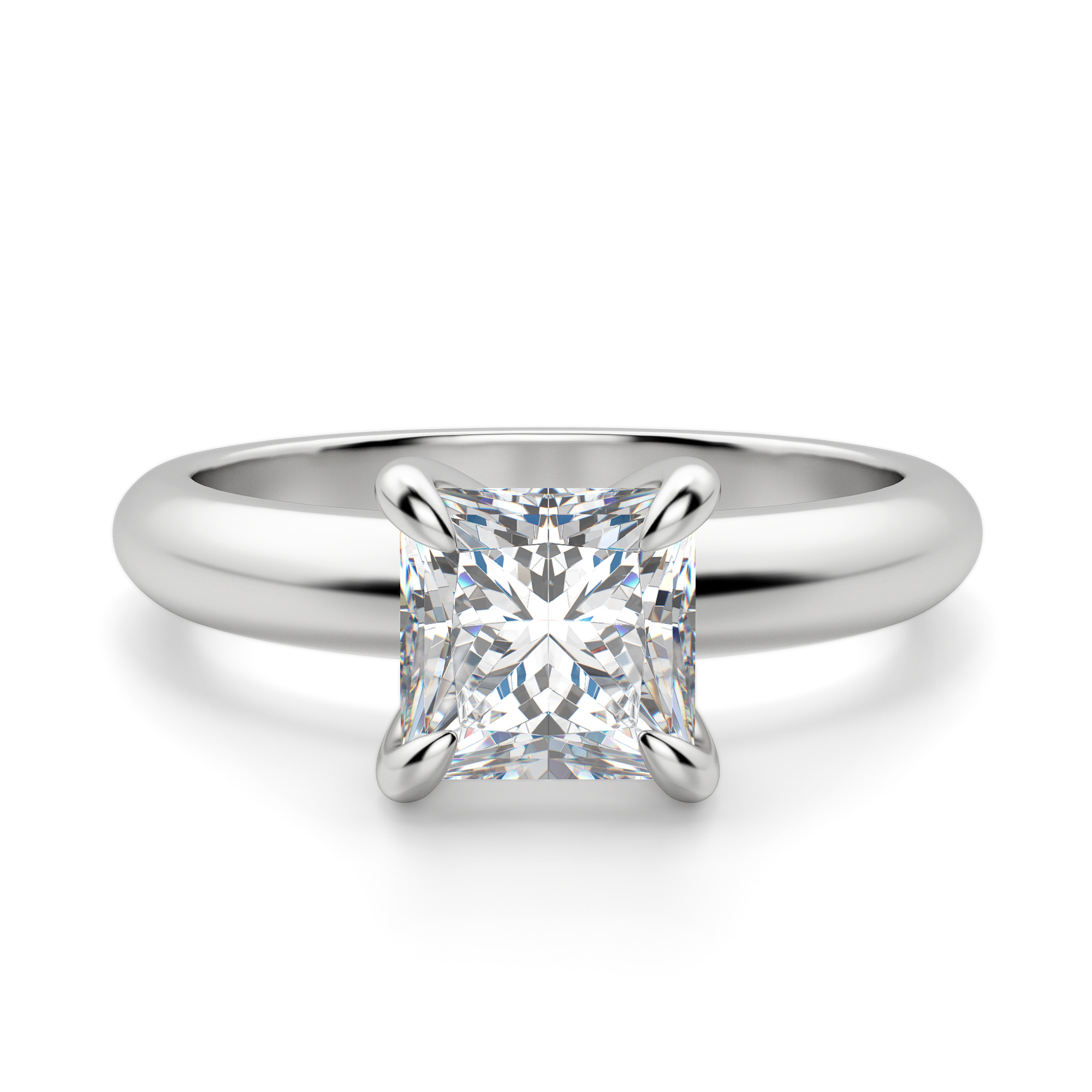 Promise princess-cut diamond engagement ring, De Beers