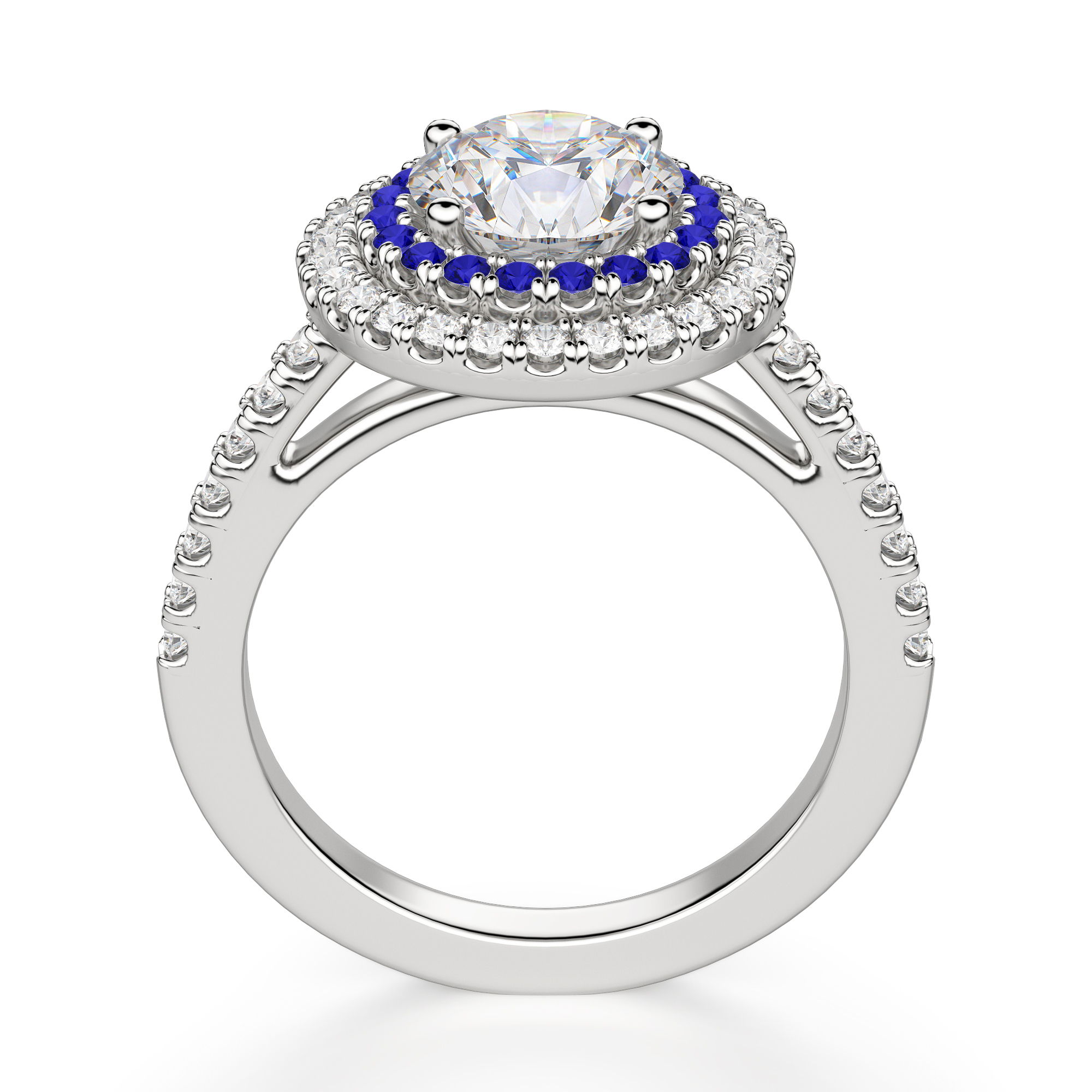 H627 Blue Sapphire Ring 1.05ct Real Pure 18 K Natural Unheat Royal Blue  Sapphire Gemstone Diamonds Stone Female Ring - Rings - AliExpress