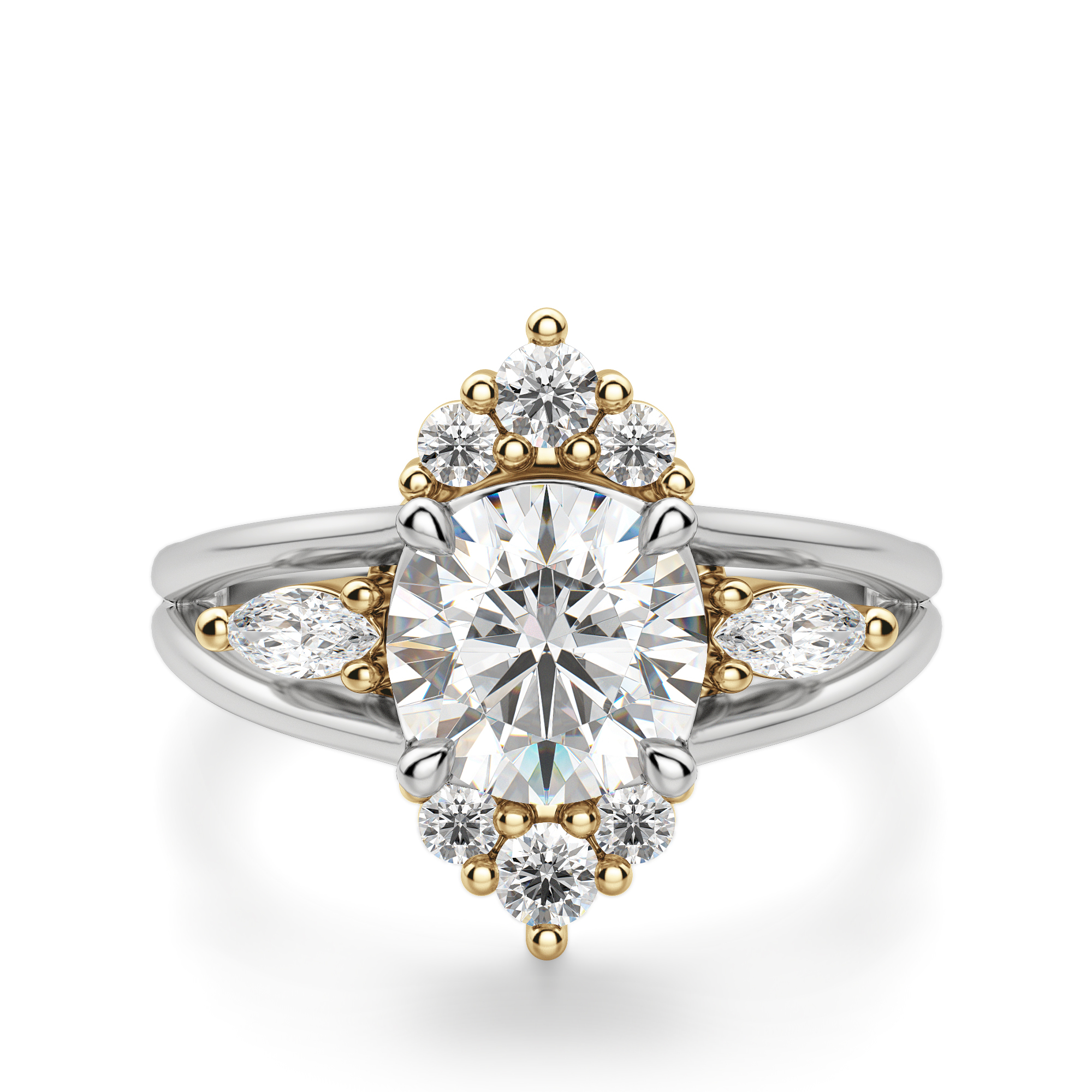 Two-Piece Classic Elan Engagement Set